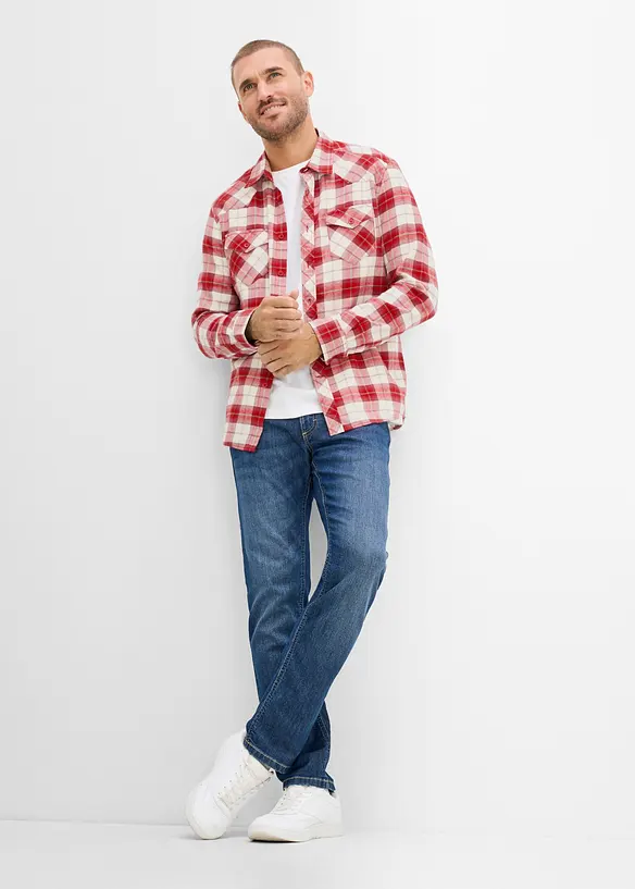 Chemise en flanelle 100% coton, bonprix