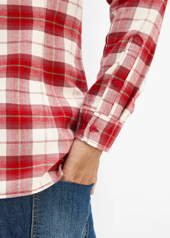 Chemise en flanelle 100% coton, bonprix