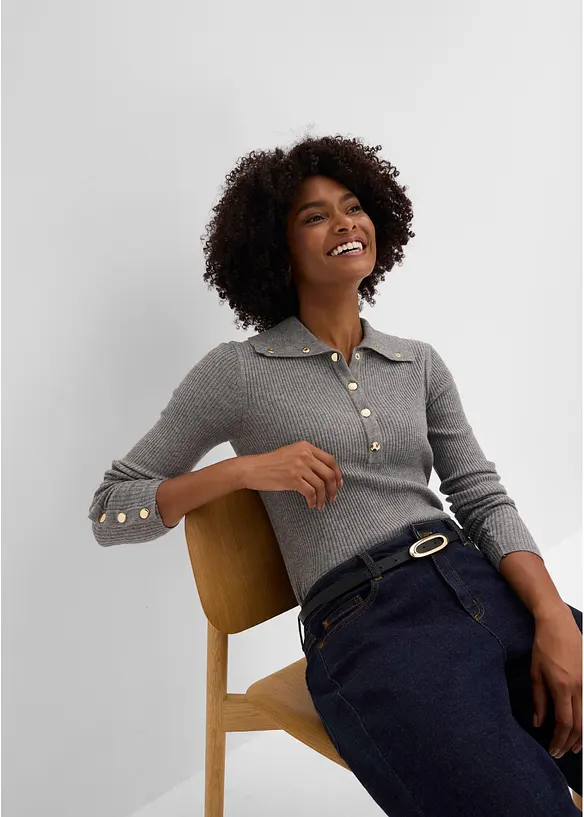 Pull polo, bonprix