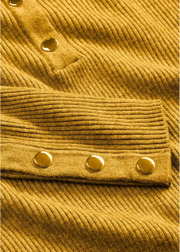 Polo-Pullover mit Viskose Anteil, bonprix