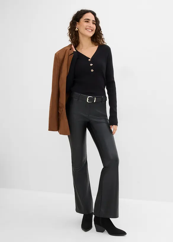 Lederimitat-Hose, bonprix