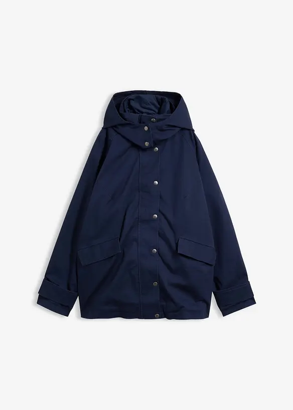 Veste 3en1 longue et d&eacute;perlante avec gilet, bonprix
