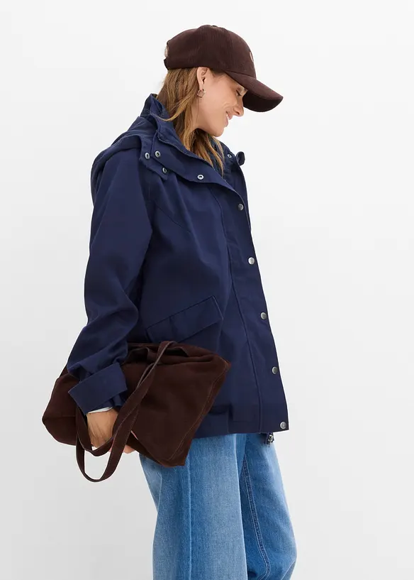 Veste 3en1 longue et d&eacute;perlante avec gilet, bonprix