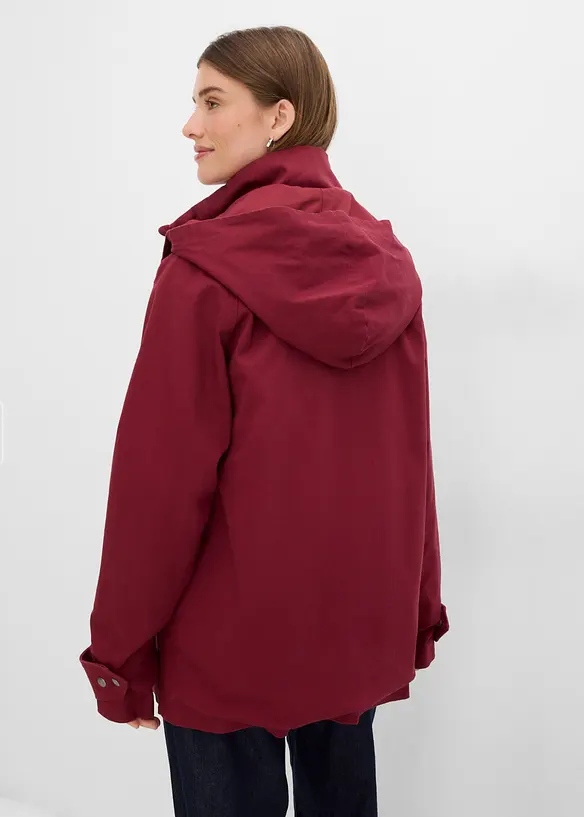 3 in 1 Jacke, wasserabweisende Longjacke, Weste, bonprix