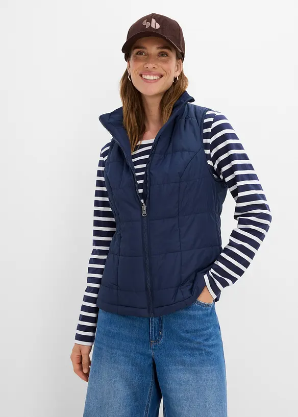 Veste 3en1 longue et d&eacute;perlante avec gilet, bonprix