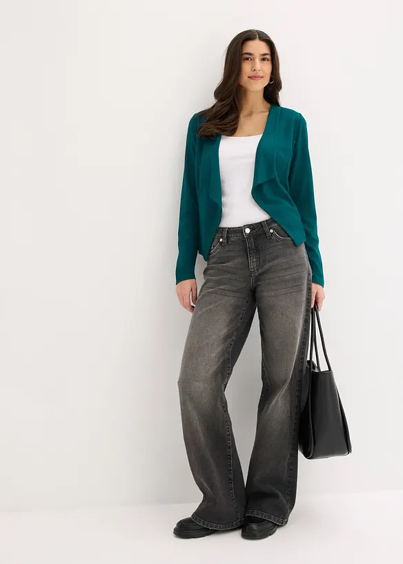 Blazer en jersey Punto di Roma, bonprix