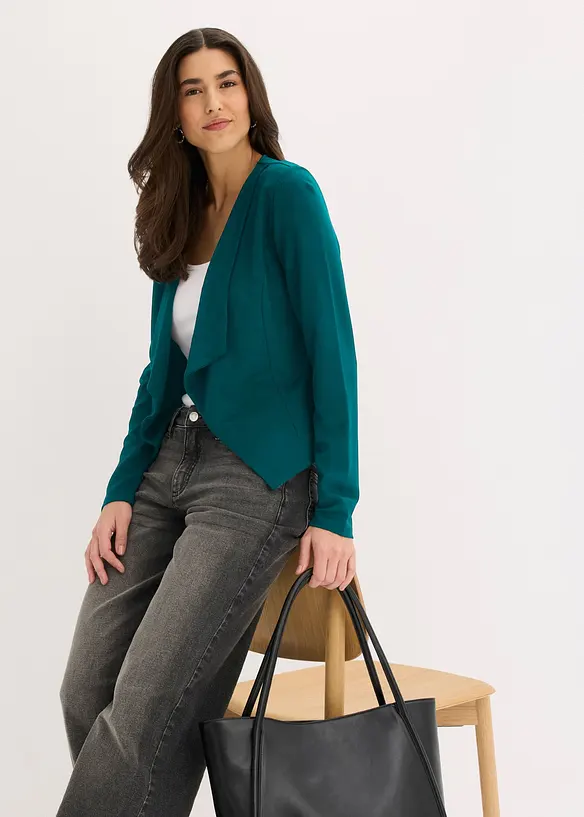 Blazer en jersey Punto di Roma, bonprix
