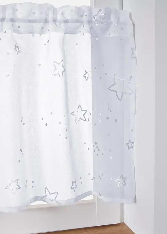 Brise-bise &agrave; imprim&eacute; &eacute;toiles brillant, bonprix