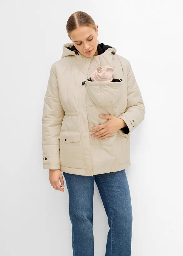 Parka de grossesse 6-en-1 avec gilet polaire d&eacute;tachable, bonprix