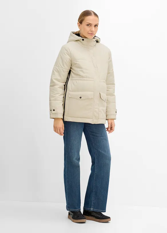 Parka de grossesse 6-en-1 avec gilet polaire d&eacute;tachable, bonprix