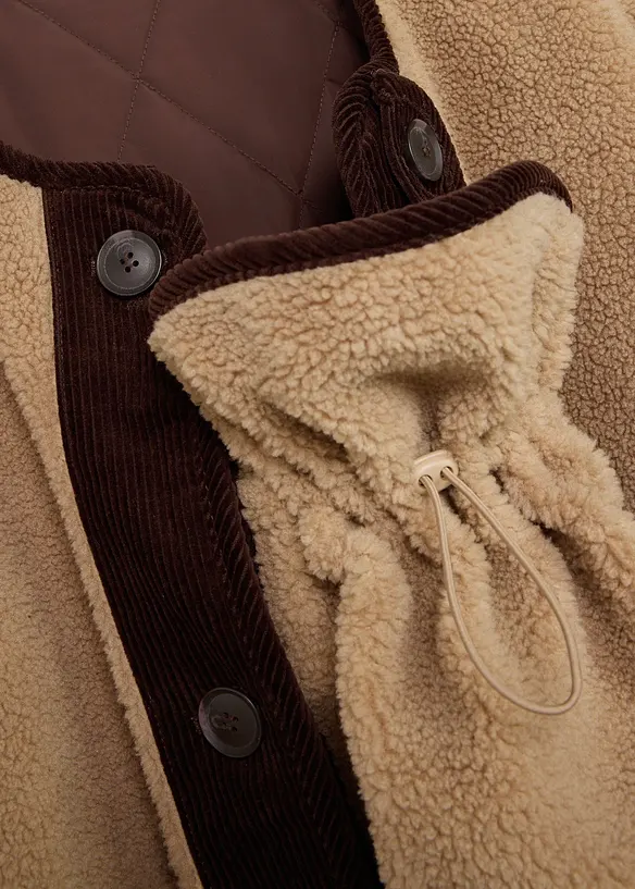 Veste de grossesse 4en1 douillette et r&eacute;versible avec empi&egrave;cement de portage, bonprix