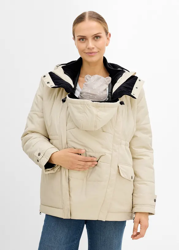Parka de grossesse 6-en-1 avec gilet polaire d&eacute;tachable, bonprix