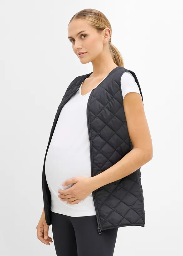 Manteau de grossesse 6en1 imperm&eacute;able avec empi&egrave;cement de portage et gilet matelass&eacute; amovible (ens. 4&nbsp;pces), bonprix