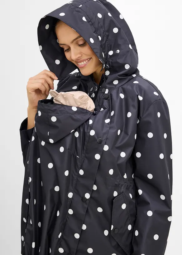 Manteau de grossesse 6en1 imperm&eacute;able avec empi&egrave;cement de portage et gilet matelass&eacute; amovible (ens. 4&nbsp;pces), bonprix