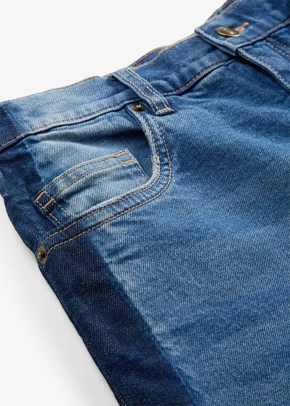 Barrel-Jeans High Waist, cropped, bonprix