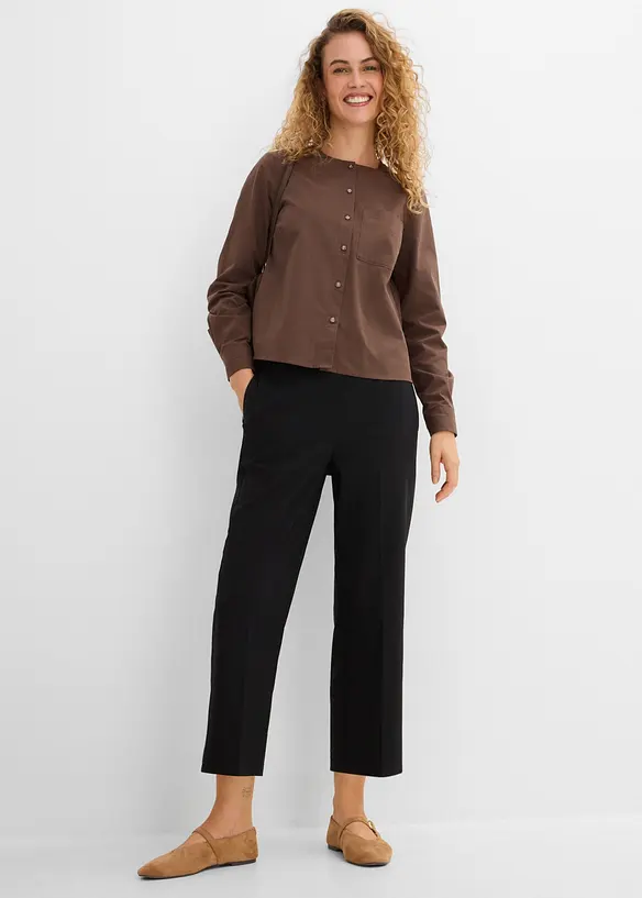 Pantalon raccourci en bengaline extensible, bonprix