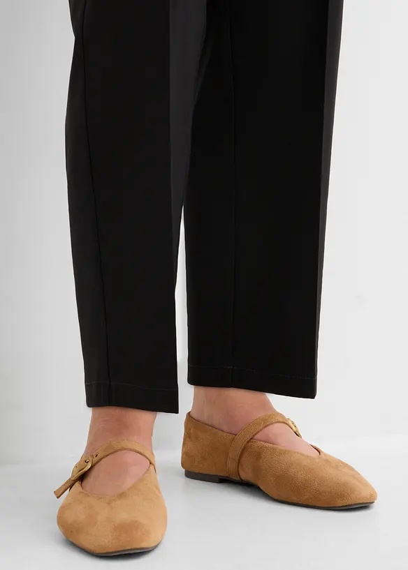 Pantalon raccourci en bengaline extensible, bonprix