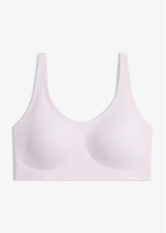 Wattierter Feel Comfort Lasercut T-Shirt BH, bonprix