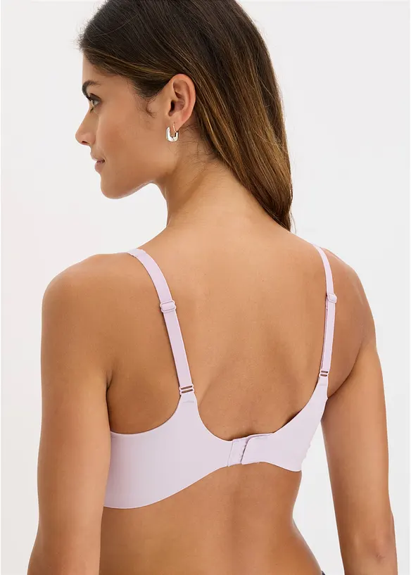 Wattierter Feel Comfort Lasercut T-Shirt BH, bonprix