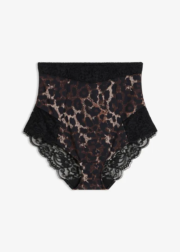Culotte sculptante avec dentelle, maintien mod&eacute;r&eacute;, bonprix