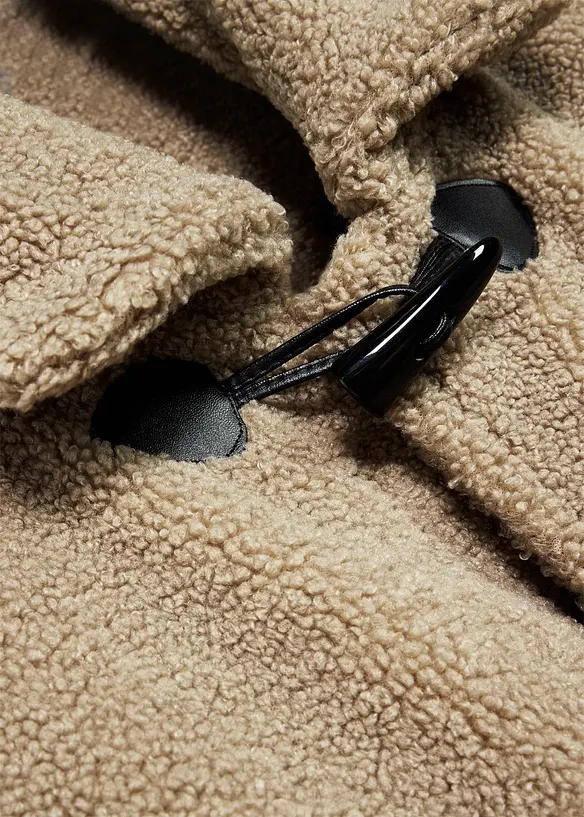Manteau de grossesse en sherpa avec empi&egrave;cement de portage, bonprix