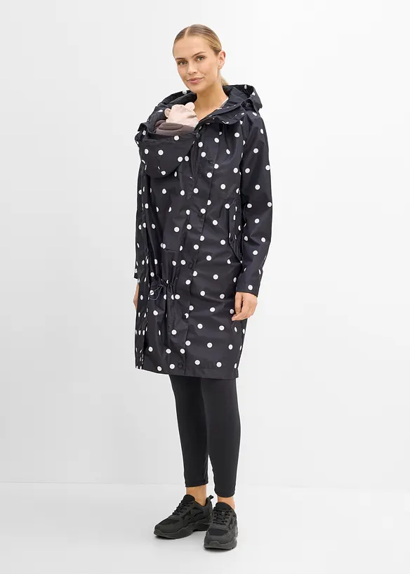 Manteau de grossesse 6en1 imperm&eacute;able avec empi&egrave;cement de portage et gilet matelass&eacute; amovible (ens. 4&nbsp;pces), bonprix