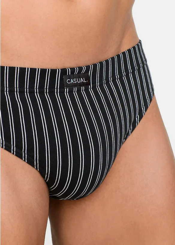 Lot de 5 slips coton, bonprix