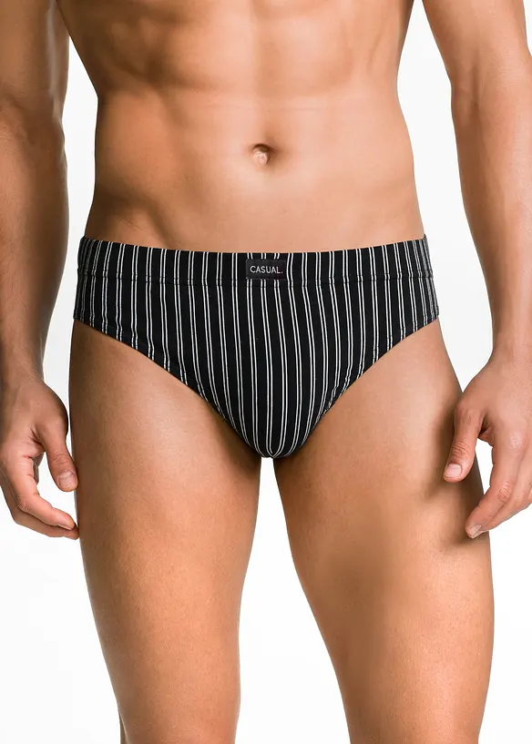 Lot de 5 slips coton, bonprix