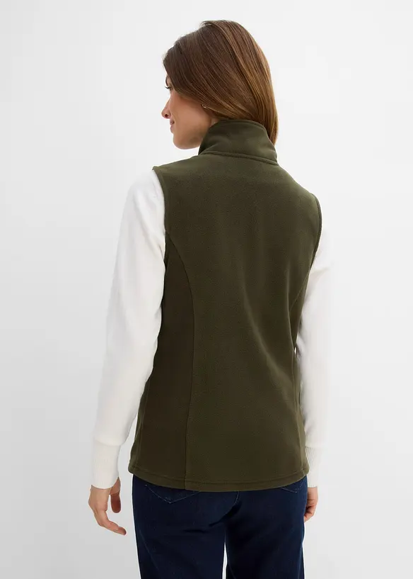 Gilet sans manches en polaire avec poches, bonprix
