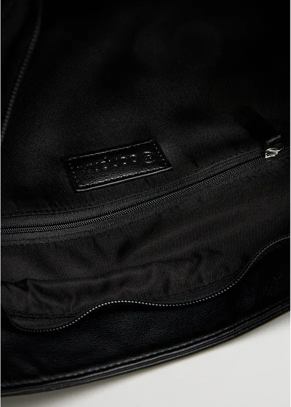 Sac &agrave; main avec d&eacute;tails en sherpa, bonprix