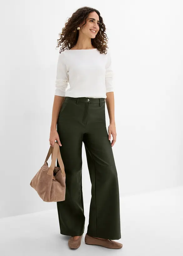 Lederimitat-Hose, bonprix