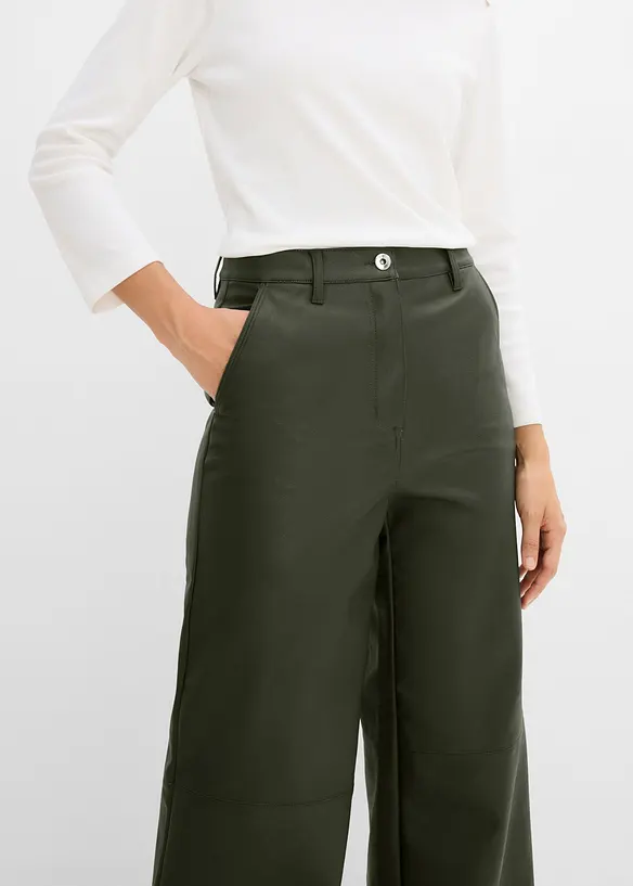 Lederimitat-Hose, bonprix