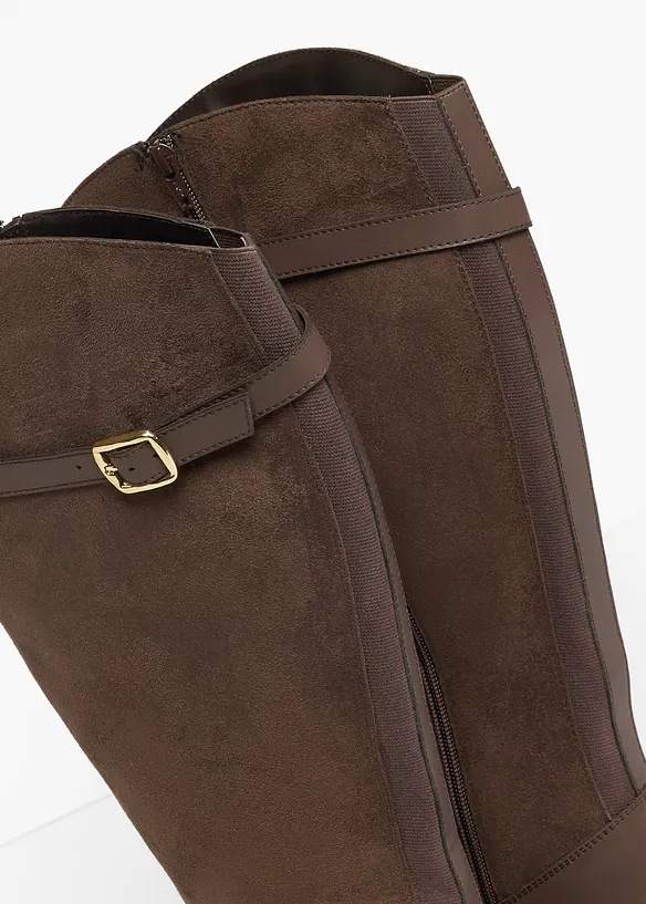 Bottes tige large avec boucle, bonprix