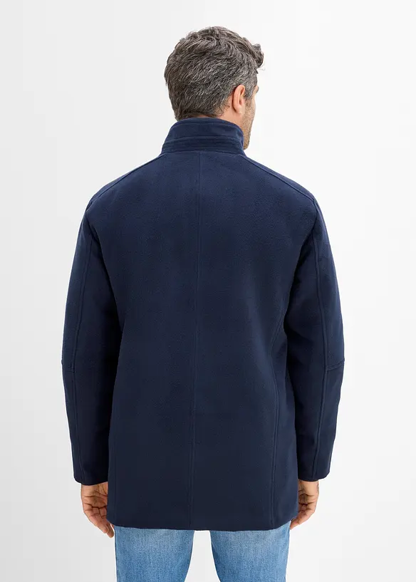 Winterjacke mit Windfang in Wolloptik, bonprix