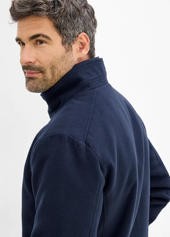 Winterjacke mit Windfang in Wolloptik, bonprix