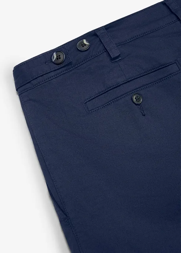 Pantalon chino &agrave; taille r&eacute;glable et doublure chaude, Straight, bonprix
