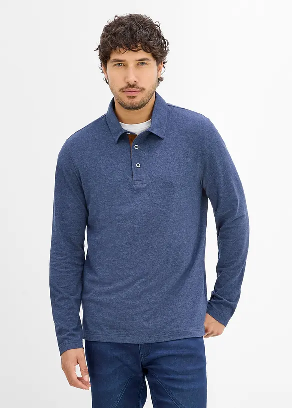Lot de 2 polos en maille piqu&eacute;e, 100% coton, bonprix