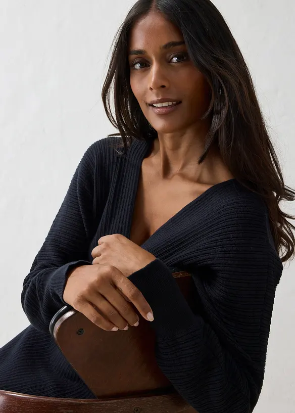 Strickkleid mit weichem Woll-Mix, bonprix