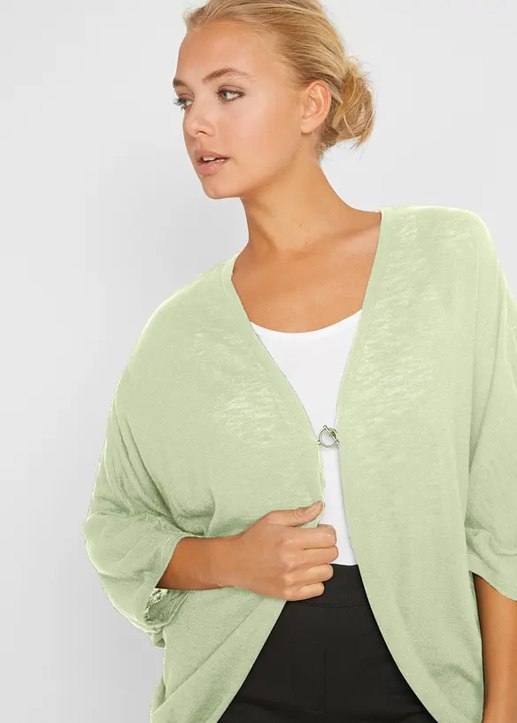 Gilet en fine maille 100% coton, bonprix