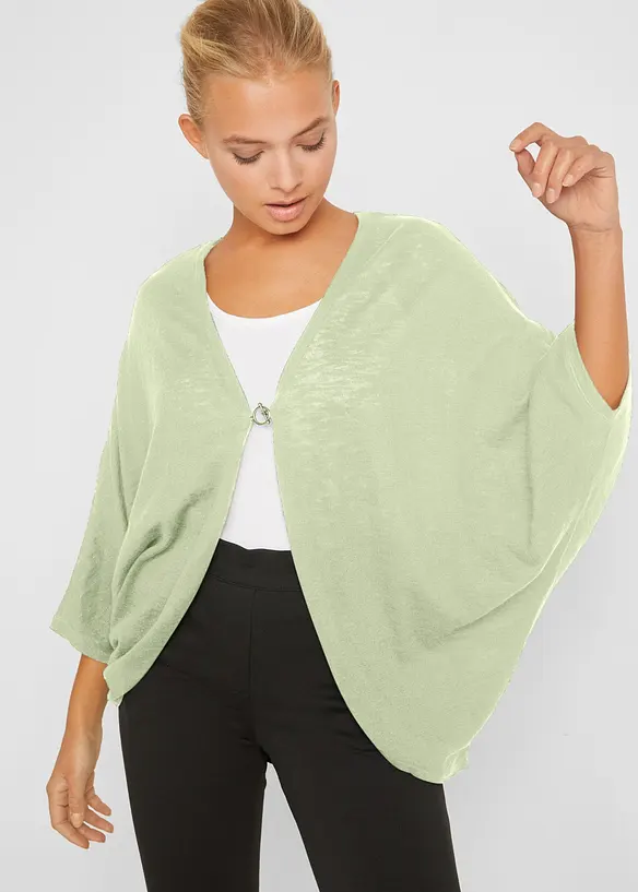 Gilet en fine maille 100% coton, bonprix