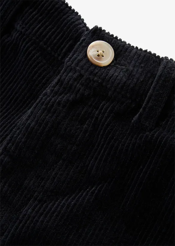 Pantalon en velours de coton c&ocirc;tel&eacute;, bonprix