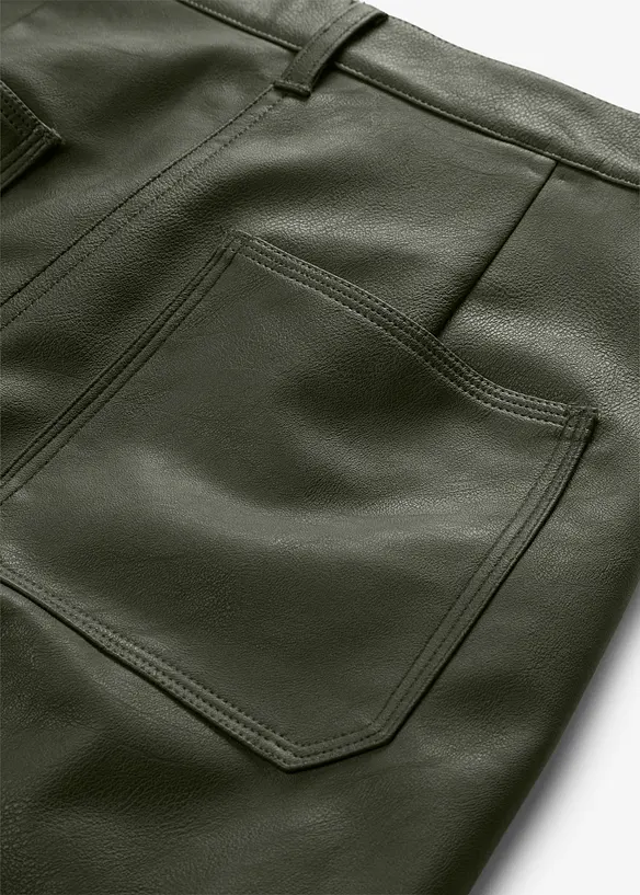 Pantalon enduit, bonprix
