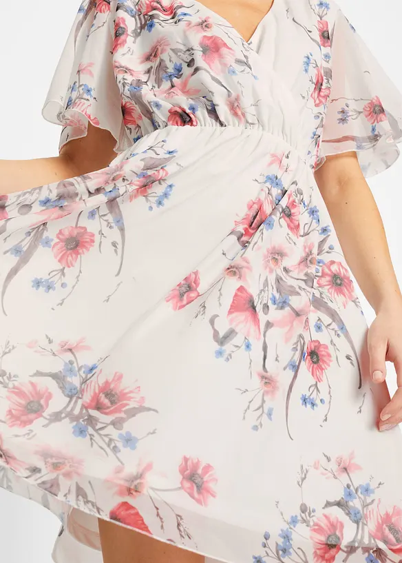 Robe courte en mesh, bonprix