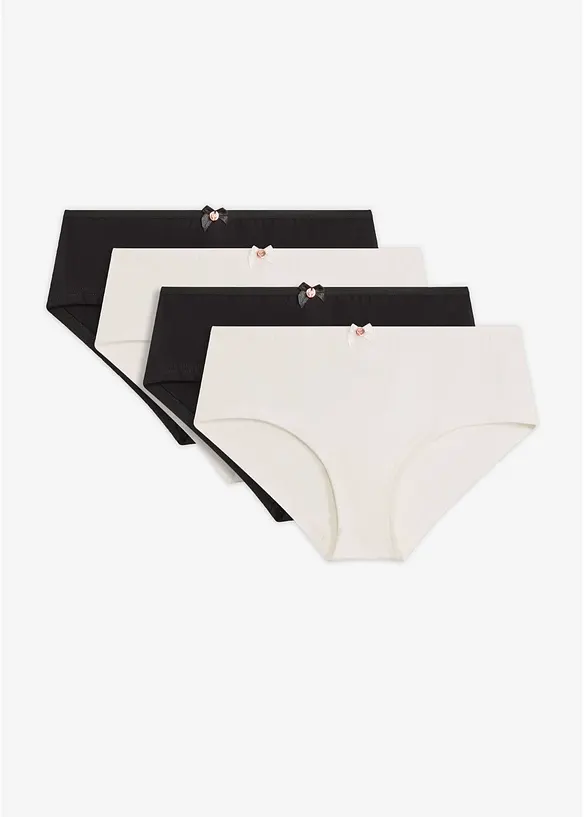 Lot de 4 culottes coton, bonprix