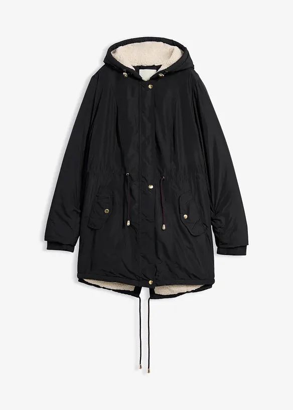 Parka mit Teddy-Futter, bonprix