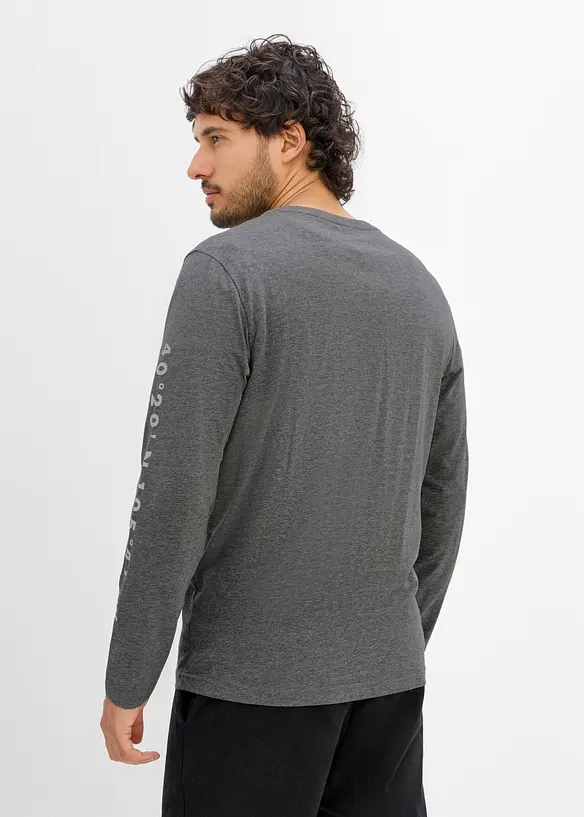 T-shirt manches longues 100% coton, bonprix