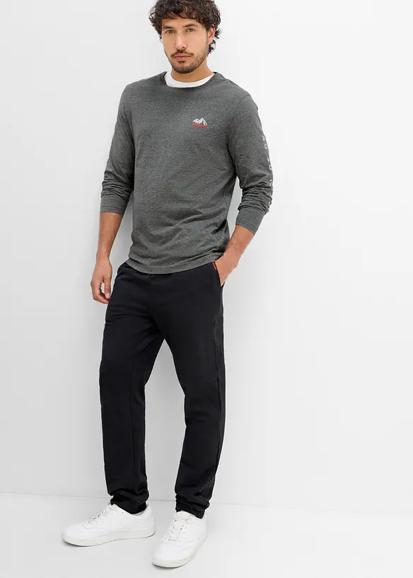 T-shirt manches longues 100% coton, bonprix