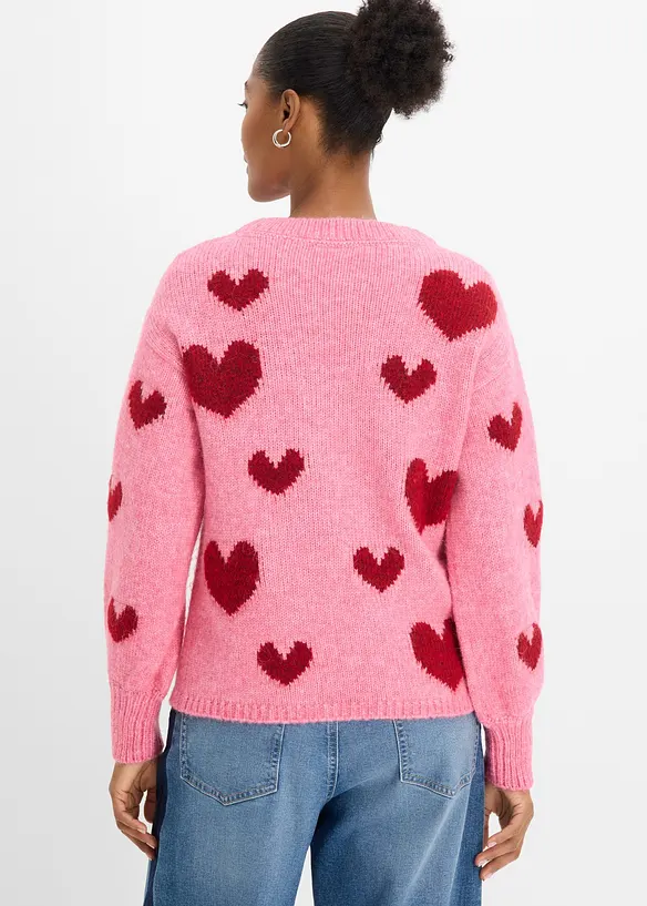 Pull en maille boxy, bonprix
