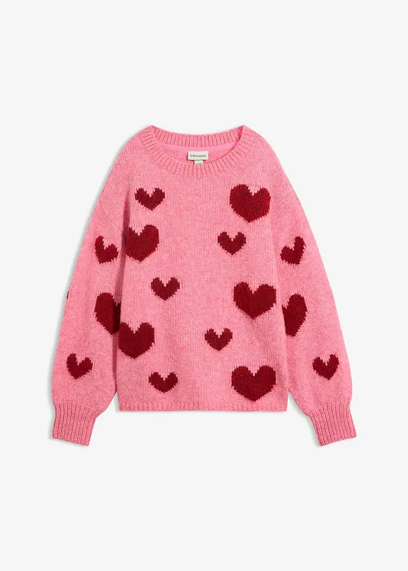 Pull en maille boxy, bonprix