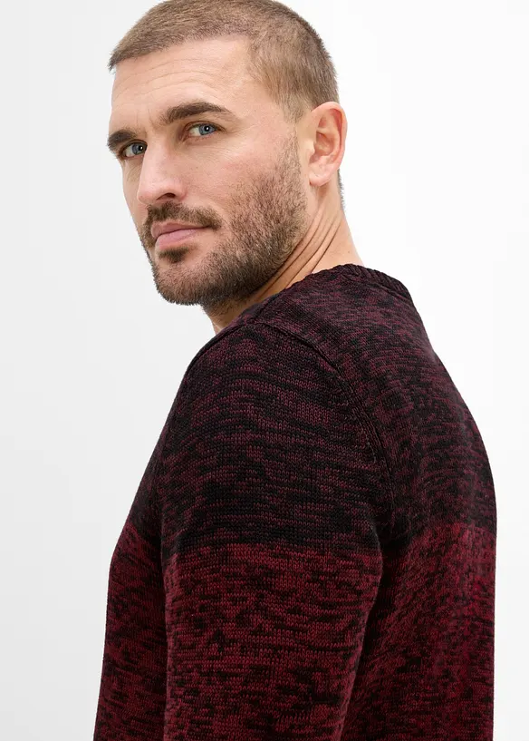 Feinstrickpullover mit Komfortschnitt aus weichem Baumwollmix, bonprix